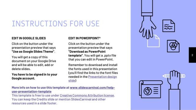 Blue Teamwork Presentation Template slide 2