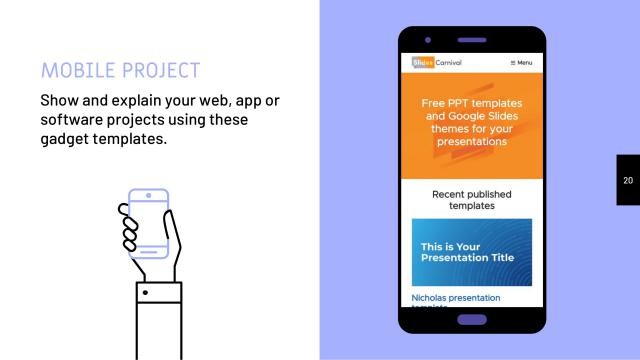 Blue Teamwork Presentation Template slide 20