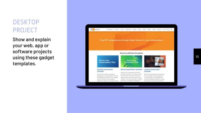 Blue Teamwork Presentation Template slide 22