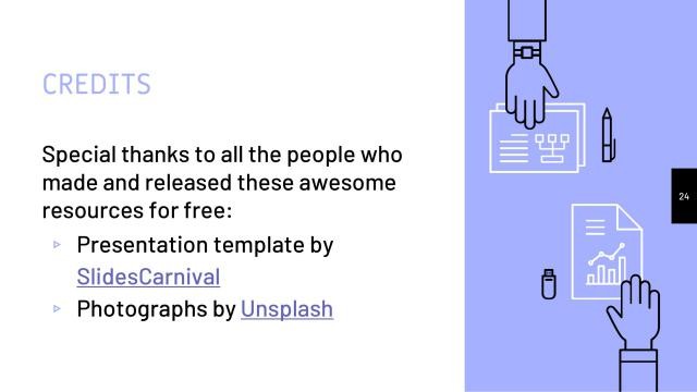 Blue Teamwork Presentation Template slide 24