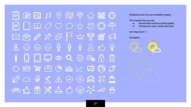 Blue Teamwork Presentation Template slide 37