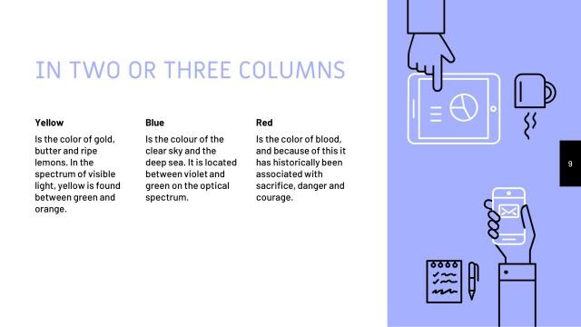 Blue Teamwork Presentation Template slide 9