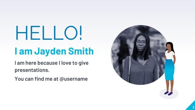 Blue Marketing Presentation Template slide 3