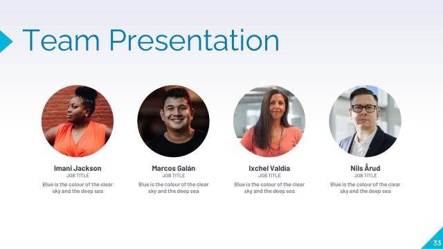 Blue Marketing Presentation Template slide 33