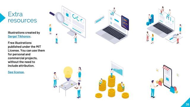 Blue Marketing Presentation Template slide 36