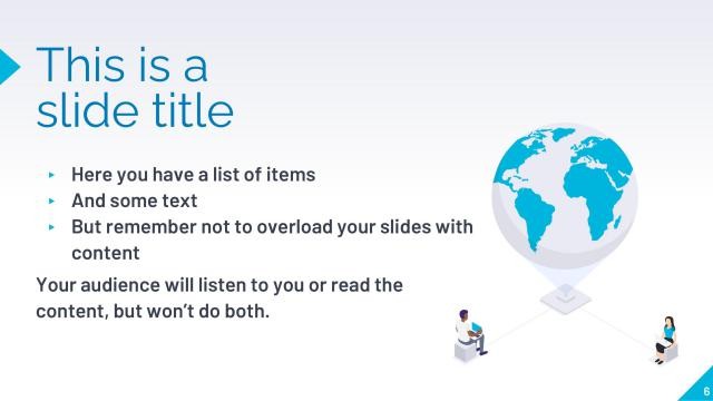 Blue Marketing Presentation Template slide 6