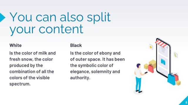 Blue Marketing Presentation Template slide 8