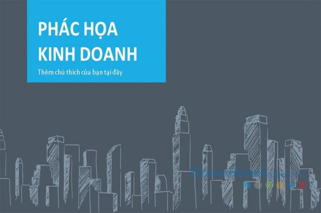Mẫu PowerPoint Phác họa kinh doanh