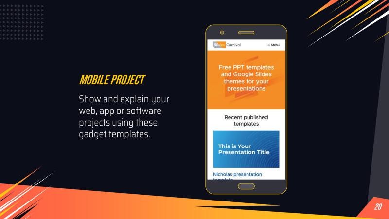 Geometric Sport Presentation Template slide 14*347376