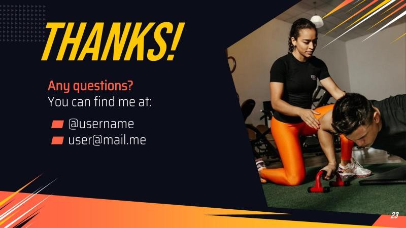 Geometric Sport Presentation Template slide 15*347386