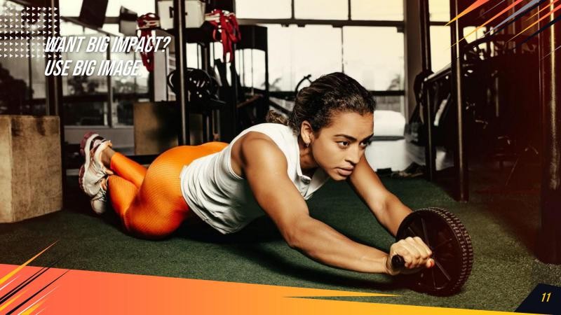 Geometric Sport Presentation Template slide 7*347385