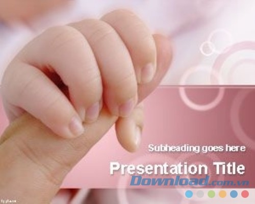 Hình nền đẹp làm PowerPoint thuyết trình về tình mẫu tử