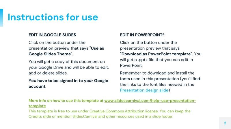 Minimal Medical Presentation Template slide 2