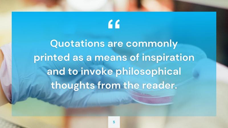 Minimal Medical Presentation Template slide 5