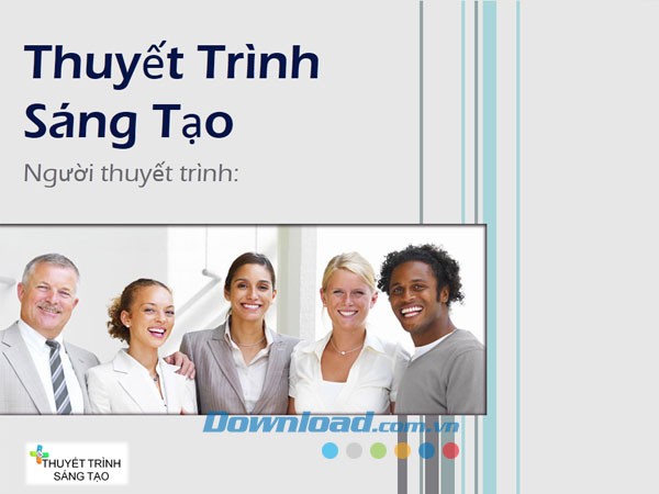 Mẫu template dành cho tập huấn giáo dục