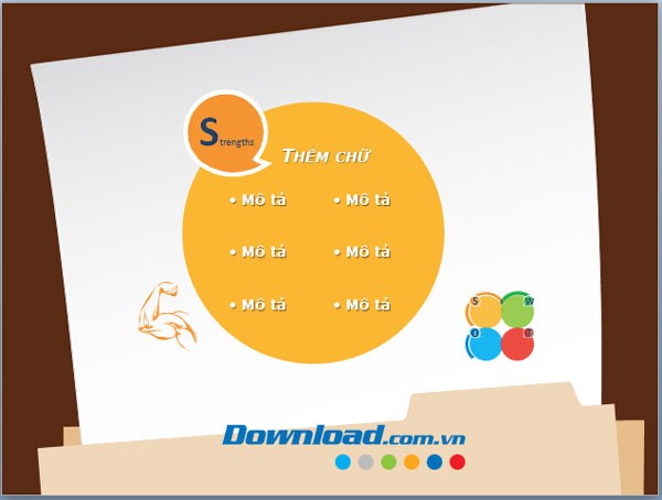 Mẫu template độc đáo cho thuyết trình