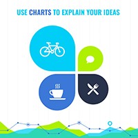 Mẫu PowerPoint trình bày số liệu chuyên nghiệp, đầy màu sắc