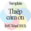 Mẫu Thiệp Cảm Ơn, Template Thiệp Cảm Ơn Đẹp