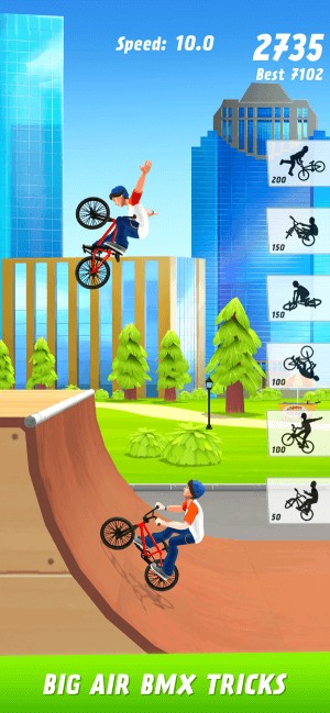 Max Air BMX là sân chơi biểu diễn xe đạp địa hình hấp dẫn