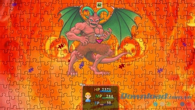 Vượt qua nhiều thử thách giải đố khó khăn trong game nhập vai theo lượt Max an Autistic Journey cho máy tính