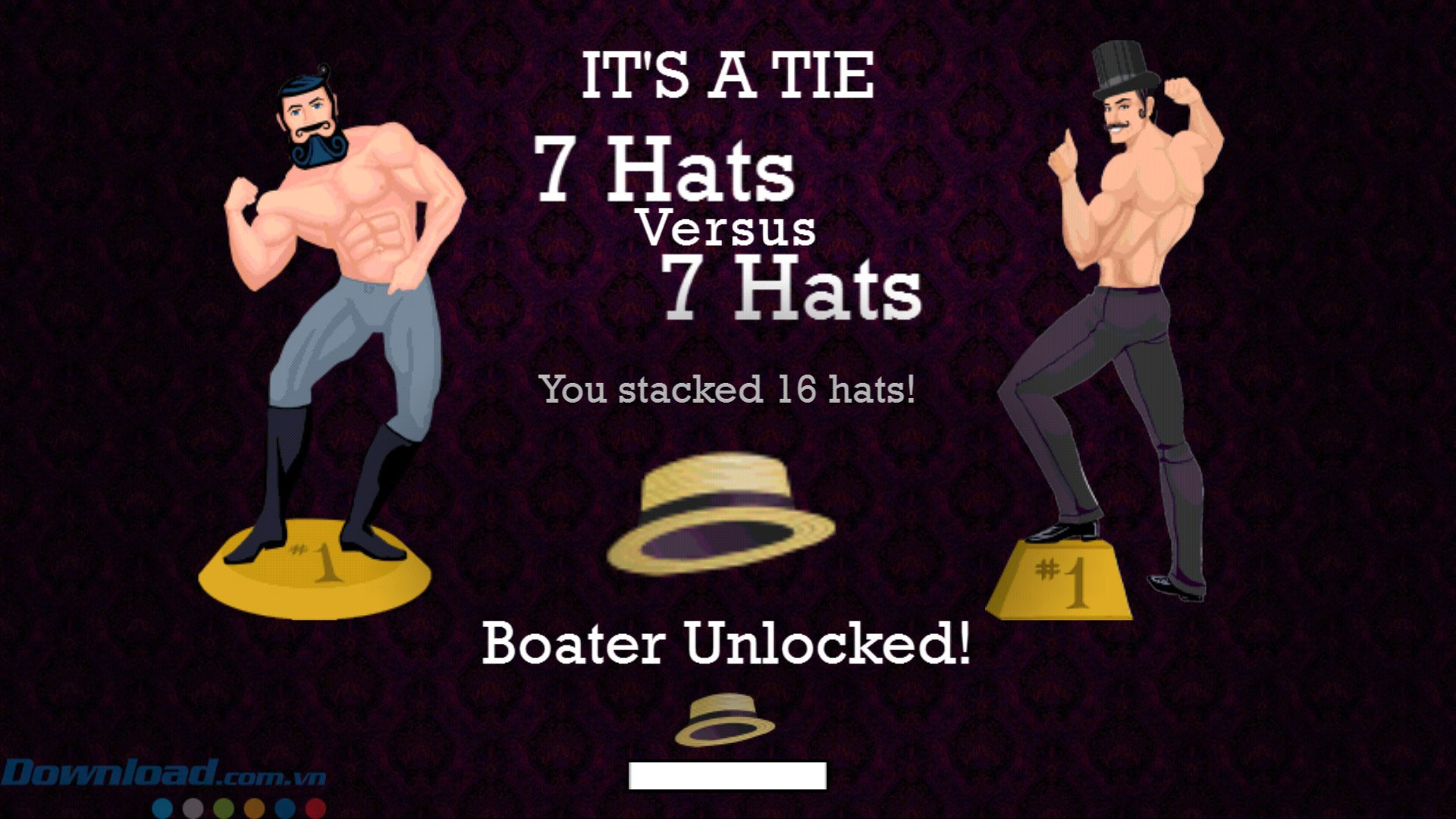 Kết quả xếp mũ