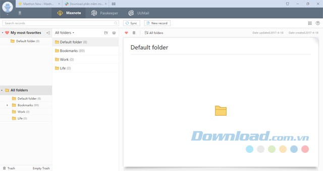 Trình duyệt web Maxthon đa tính năng