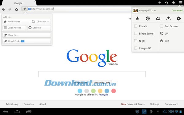 Maxthon Cloud Browser cho Android