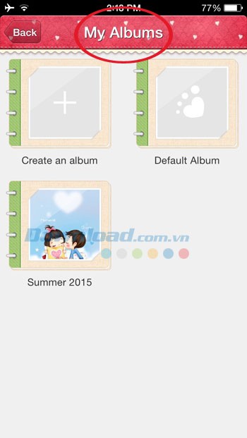 Lưu trữ album ảnh