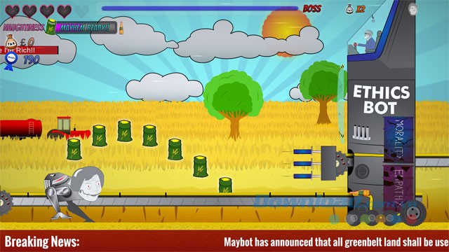 Game chạy Maybot Run