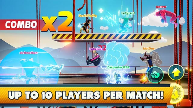 Một trận đấu lên tới 10 người chơi