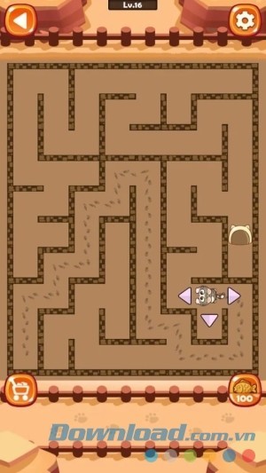 Game mê cung kỳ bí Maze Cat - Rookie cho Android