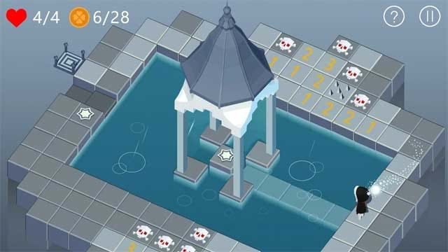 Maze Frontier có một số yếu tố của game dò mìn cổ điển