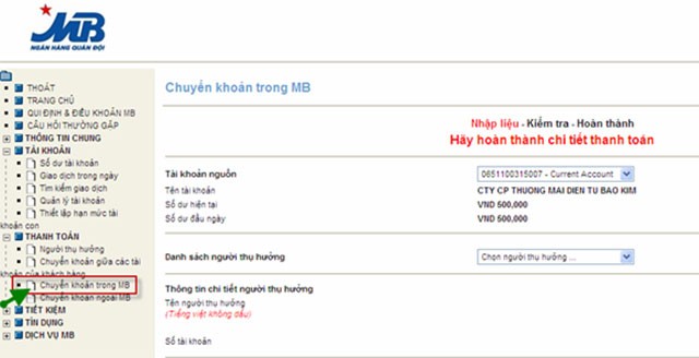 Giao diện chính của ứng dụng