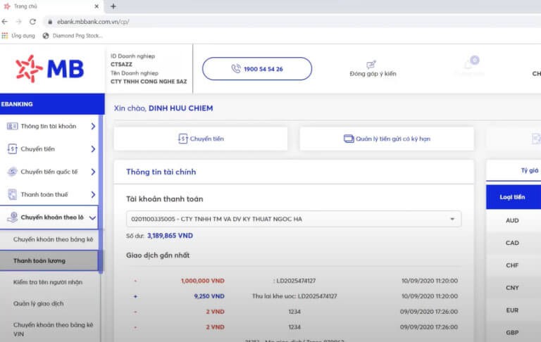 Thực hiện các giao dịch trực tuyến nhanh chóng, bảo mật
