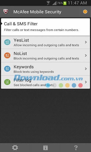 McAfee Mobile Security for Android