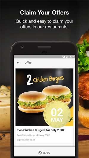 Sử dụng khuyến mãi nhanh chóng tại nhà hàng