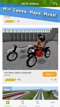 Add-on, bản đồ và mini-game cho Minecraft