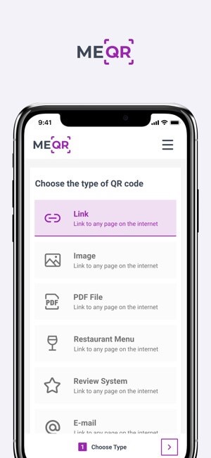 Bạn có thể tạo mã QR động với nhiều loại khác nhau với Me QR Generator