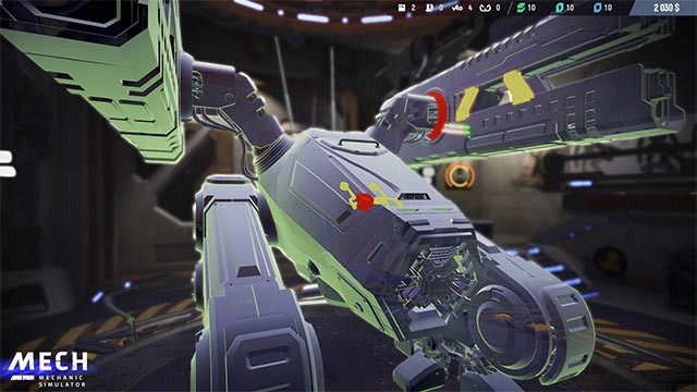 Chế tạo robot hiện đại, mạnh mẽ trong game Mech Mechanic Simulator