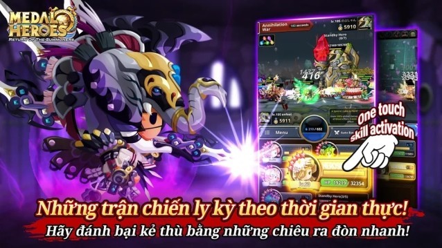 Trải nghiệm những trận chiến ly kỳ theo thời gian thực