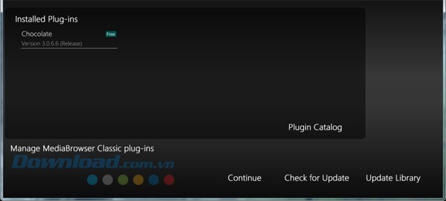 Quản lý phần bổ trợ Media Browser Classic và kiểm tra bản cập nhật mới