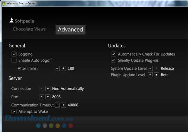 Tùy chỉnh một số tính năng của phần mềm nghe nhạc Media Browser Classic