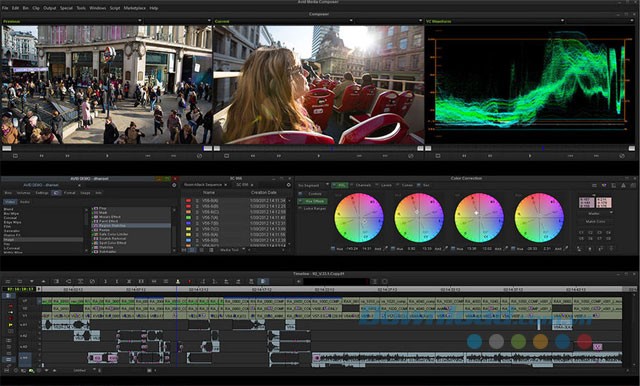 Giao diện Media Composer First