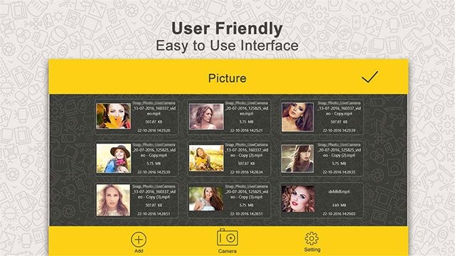 Giao diện Media Locker