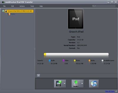 MediaAvatar iPad PDF Transfer