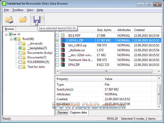 MediaHeal for Removable Disks