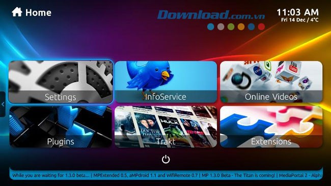 MediaPortal trên Windows