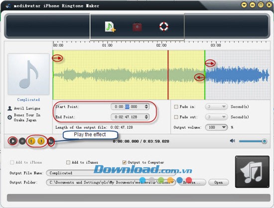 mediAvatar iPhone Ringtone Maker