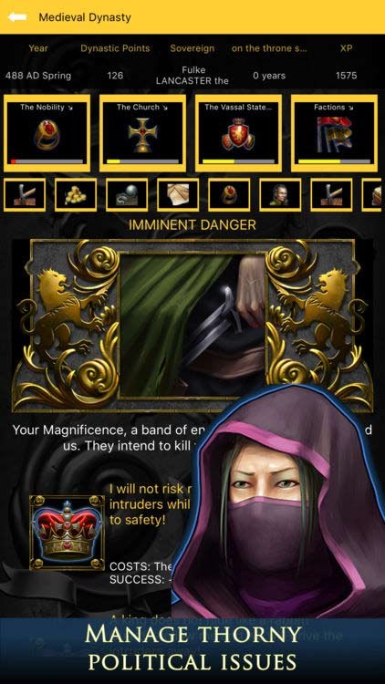 Quản lý đến các vấn đề chính trị phức tạp trong Medieval Dynasty