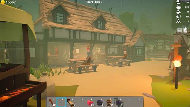 Khám phá các công thức chế tạo, công thức nấu ăn phong phú trong Medieval StartUp game